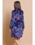 Jeannette 7739, ΅Women's Fleece  Robe  FLORAL